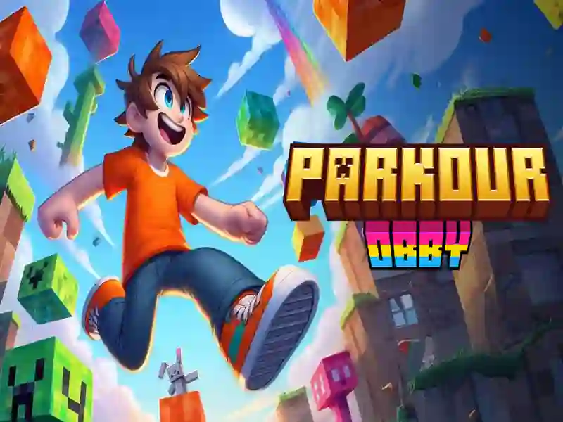Peli Parkour Obby verkossa Peli Parkour Obby verkossa
