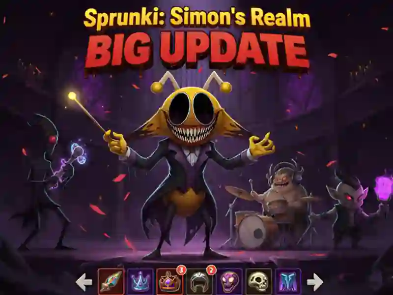 Peli Sprunki: Simon’s Realm Big Update verkossa