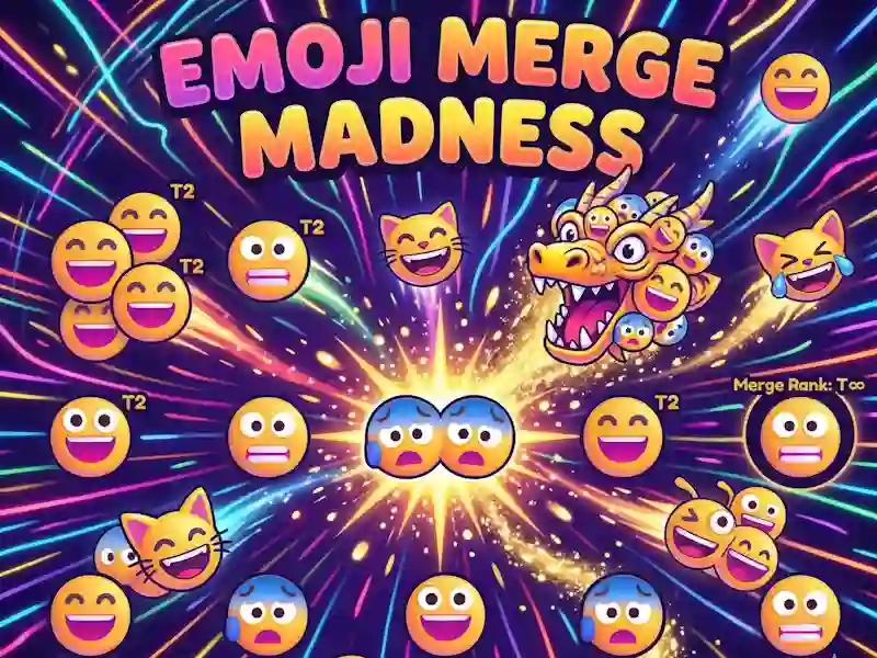 Peli Emoji Merge Madness verkossa