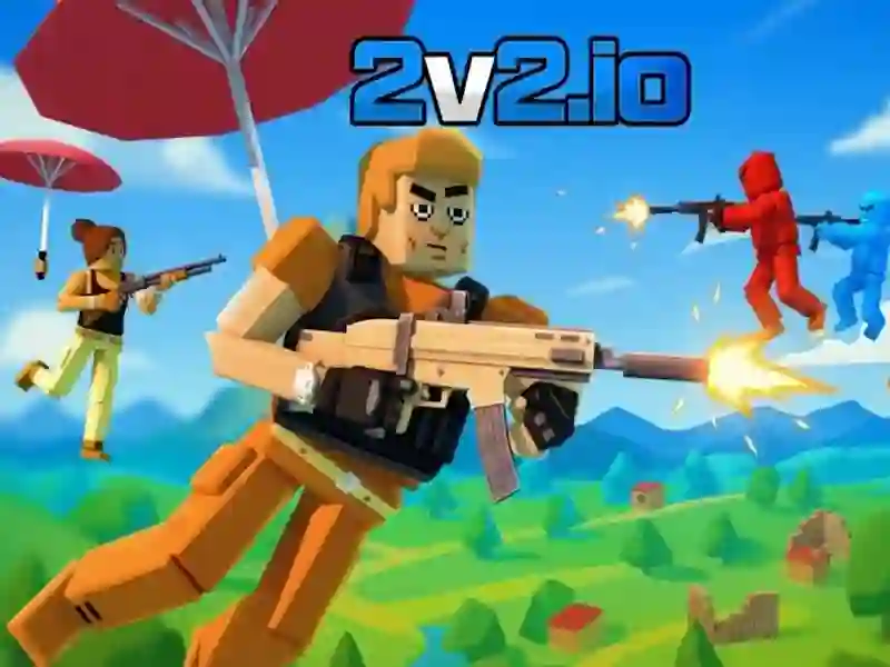 Peli 2v2.io verkossa
