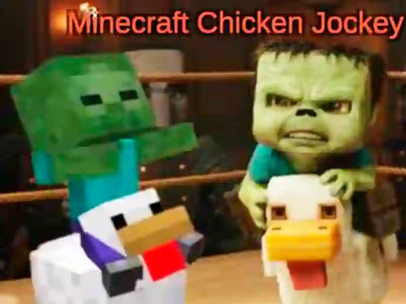 Peli Minecraft Chicken Jockey verkossa