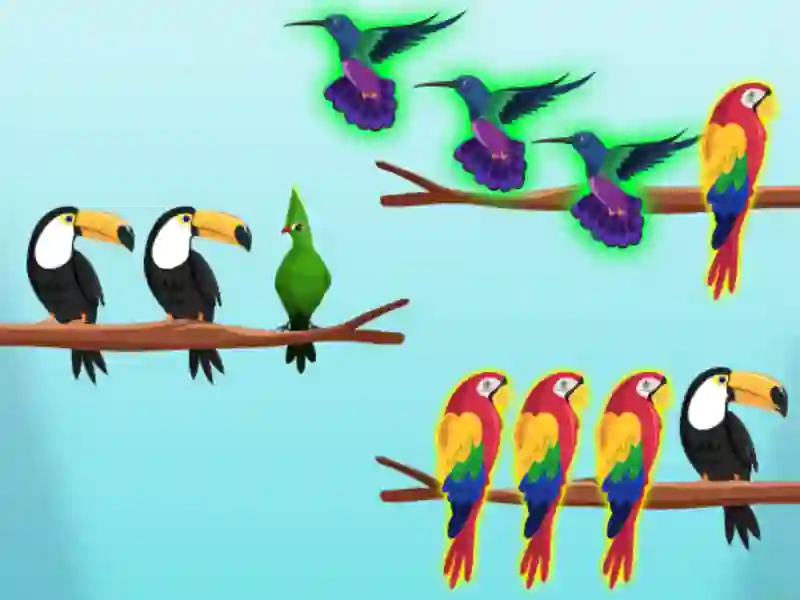 Peli Lintujen lajittelut haasteet verkossa