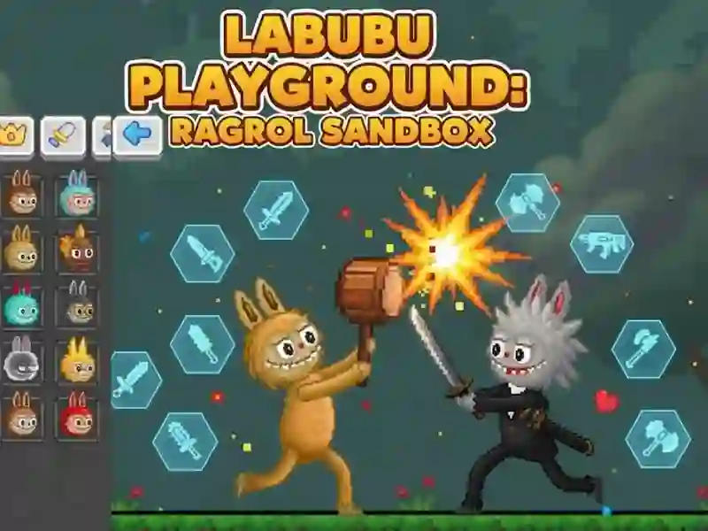 Peli Labubu leikkikenttä: Ragdoll Sandbox verkossa