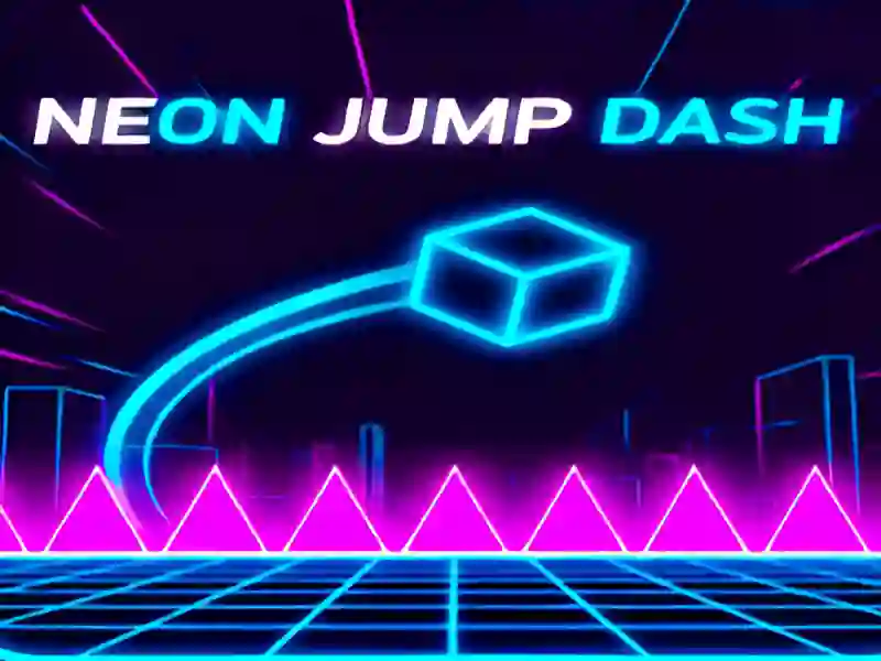 Peli Neon Jump Dash verkossa