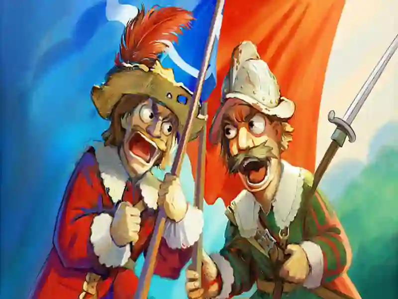 Peli Muskettisotuerien ruuti- ja teräs verkossa