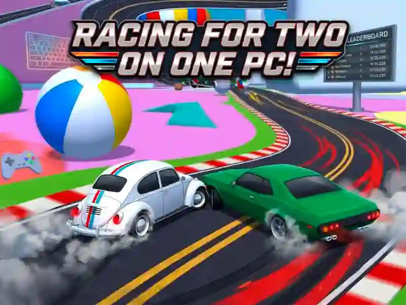 Peli Racing for Two on One PC! verkossa