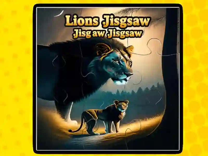 Peli Lions Jigsaw Jigsaw verkossa