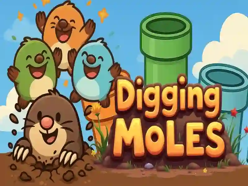 Peli Kaivaa mooleja verkossa