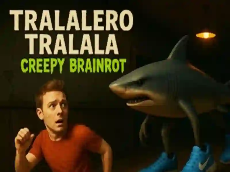 Peli Tralalero tralala kammottava brainrot verkossa