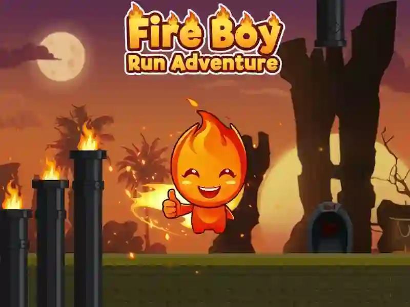 Peli Fire Boy Run-seikkailu verkossa