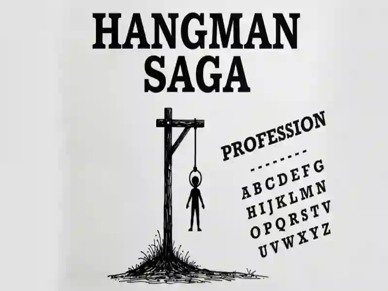 Peli Hangman-saaga verkossa Peli Hangman-saaga verkossa