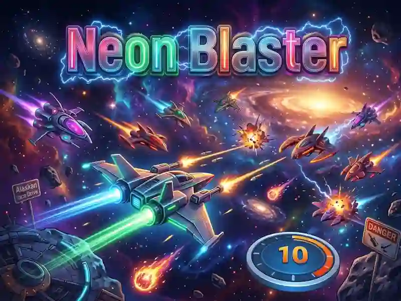 Peli Neon Blaster verkossa