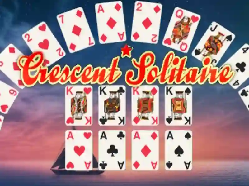Peli Crescent Solitaire verkossa Peli Crescent Solitaire verkossa