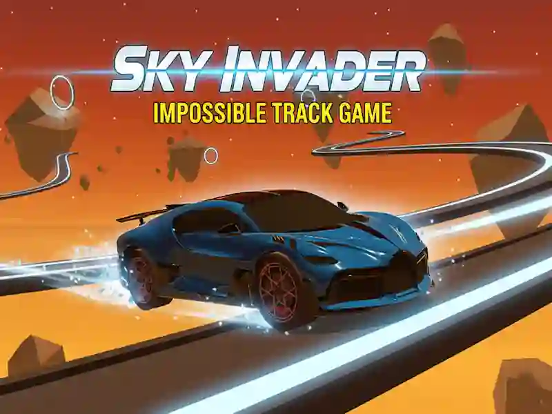 Peli Sky Invader Impossible Track-peli verkossa