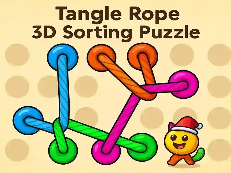 Peli HAZEL Tangle Rope 3D: Palapelin lajittelu verkossa