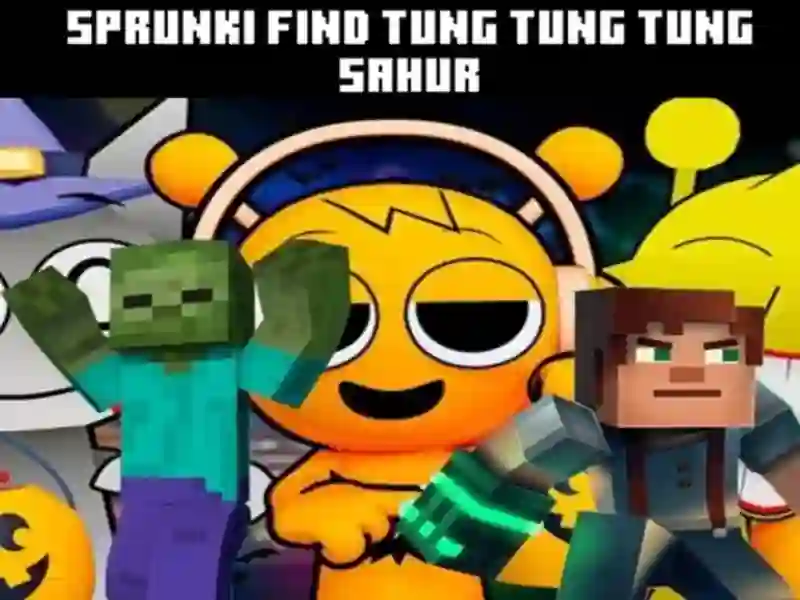 Peli Sprunki Find Tung Tung Tung Sahur verkossa