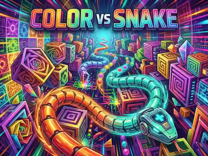 Peli Color vs Snake verkossa