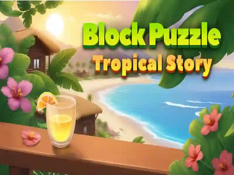 Peli Block Puzzle trooppinen tarina verkossa