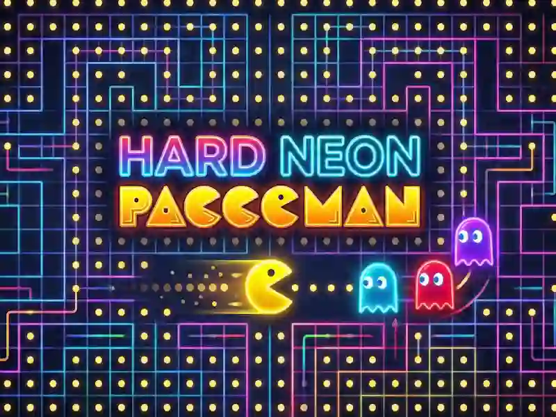 Peli Kova neon paccoman verkossa