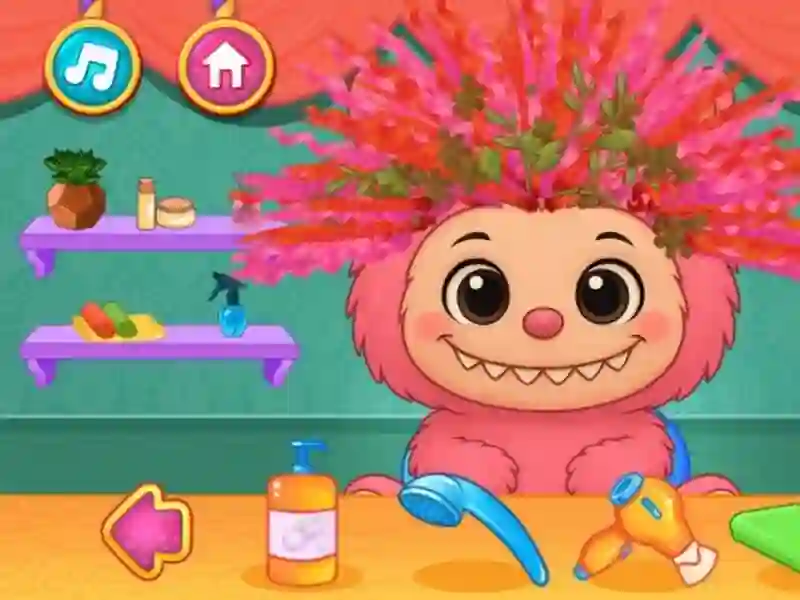 Peli Labubu kampaamo verkossa