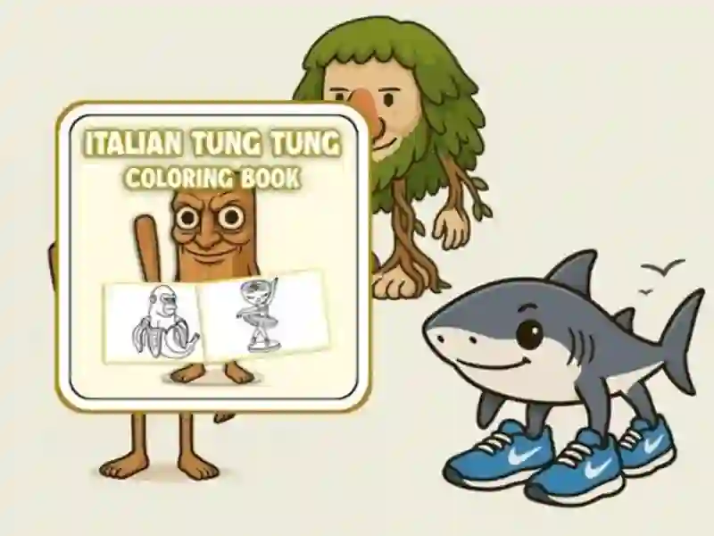 Peli Tung tung sahur värityskirja verkossa