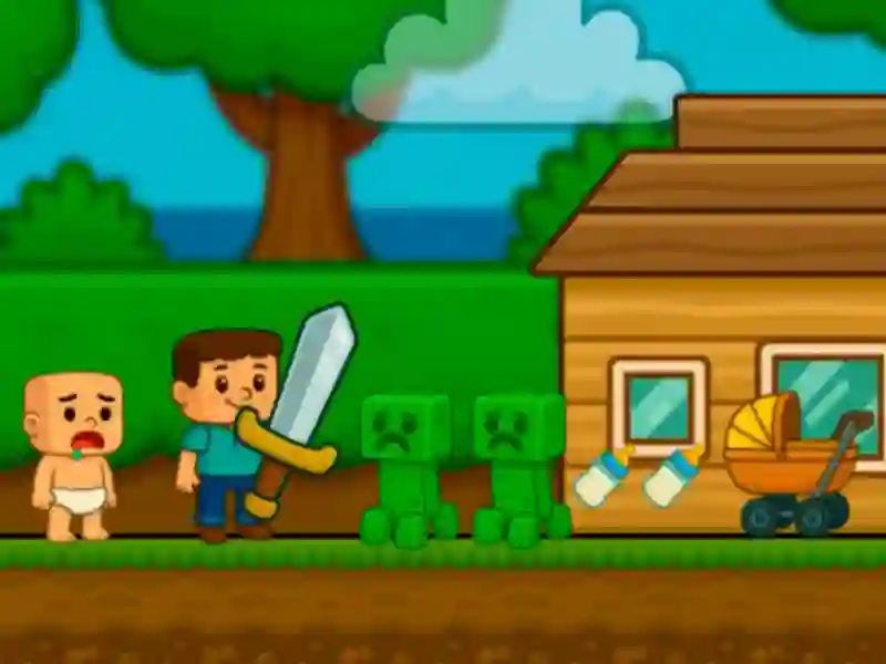 Peli Vauvan noob-apua! Steve verkossa Peli Vauvan noob-apua! Steve verkossa