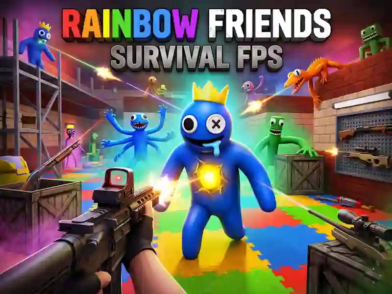 Peli Rainbow Friends Survival FPS verkossa