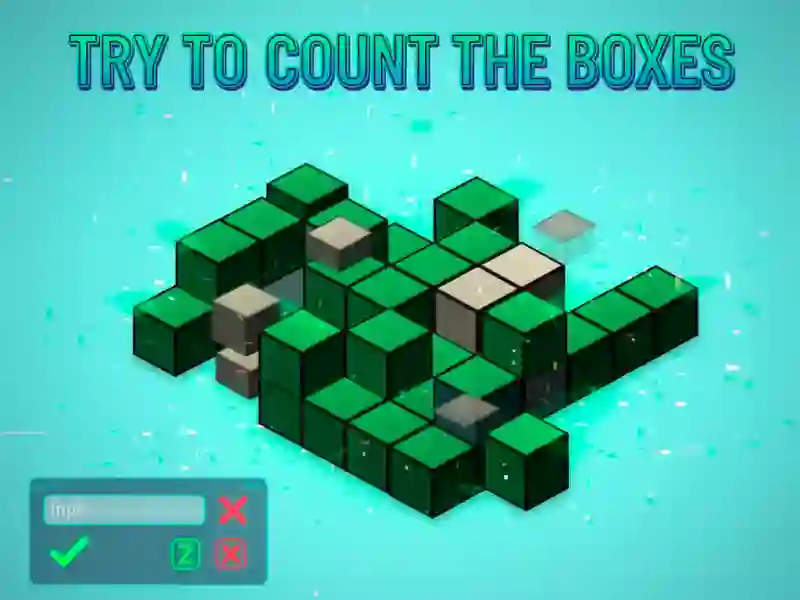 Peli Yritä laskea laatikoita verkossa
