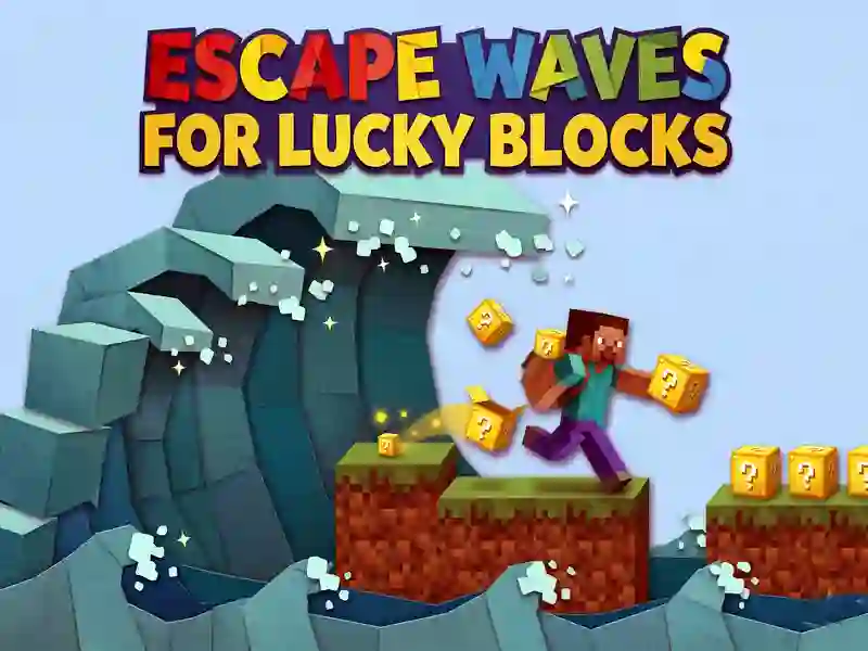 Peli Escape Waves for Lucky Blocks verkossa