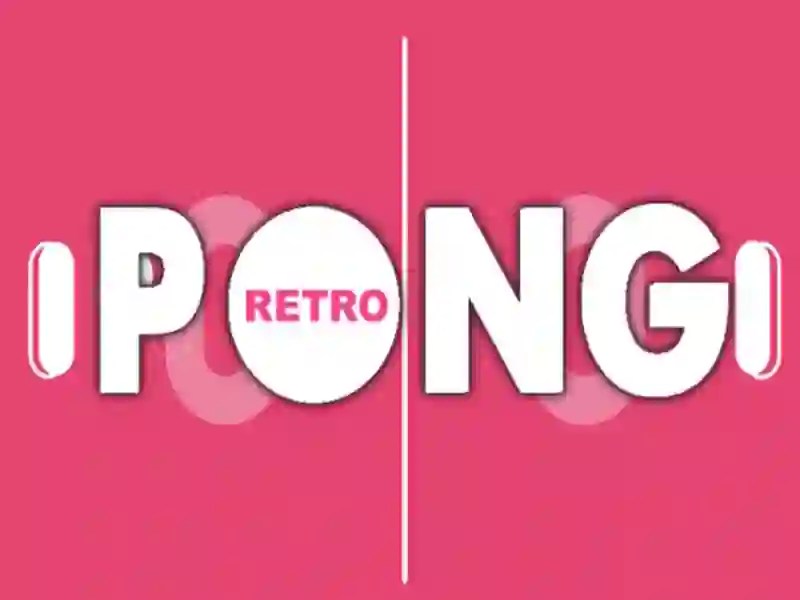 Peli Retro Pong verkossa