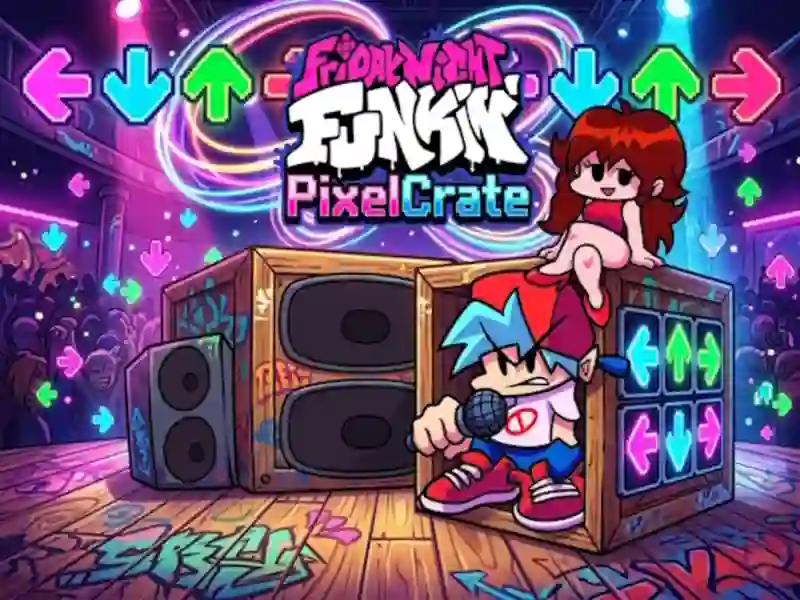 Peli Friday Night Funkin PixelCrate verkossa