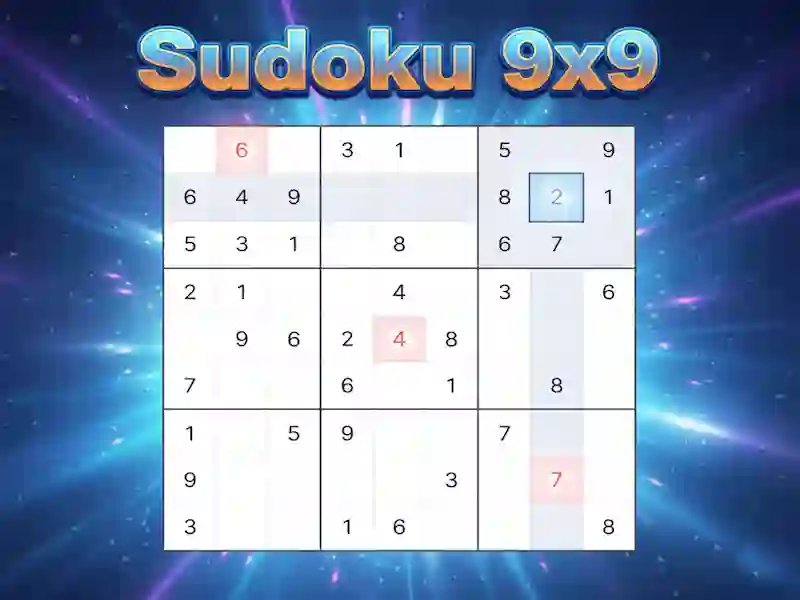 Peli Sudoku 9x9 verkossa