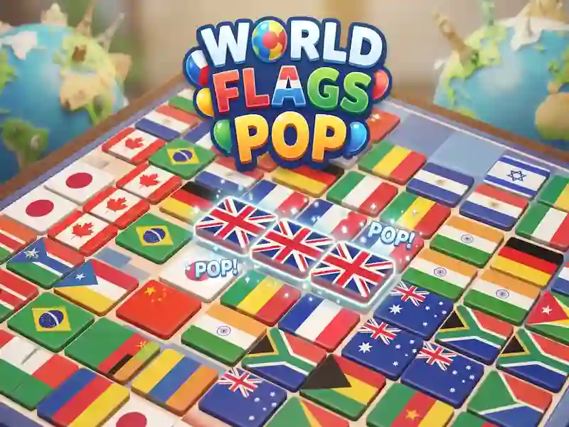 Peli World Flags Pop verkossa