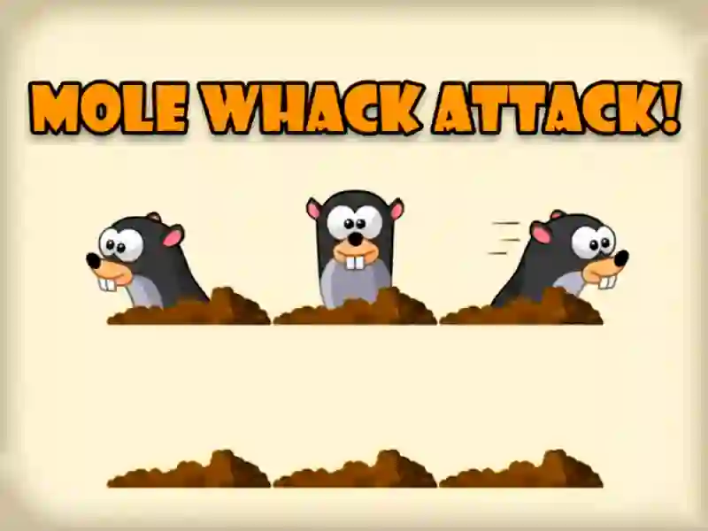 Peli Mole Whack Attack verkossa