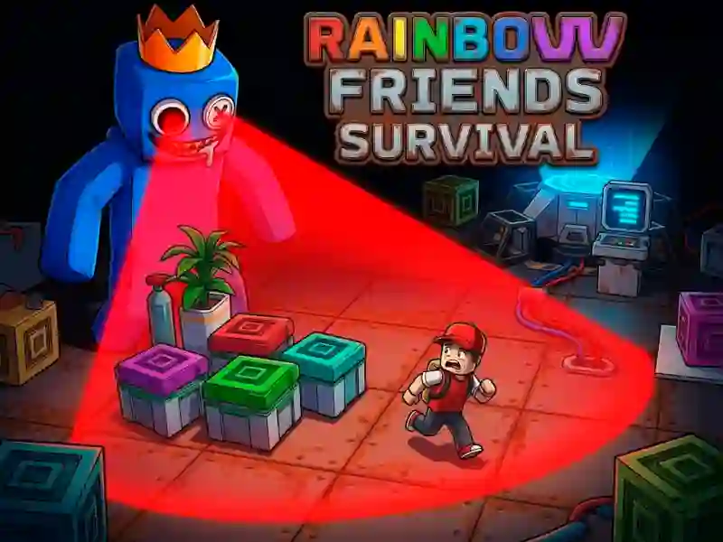 Peli Rainbow Friends Survival verkossa