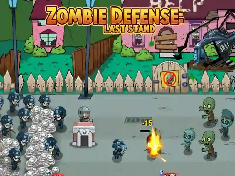 Peli Zombie Defense: Last Stand verkossa