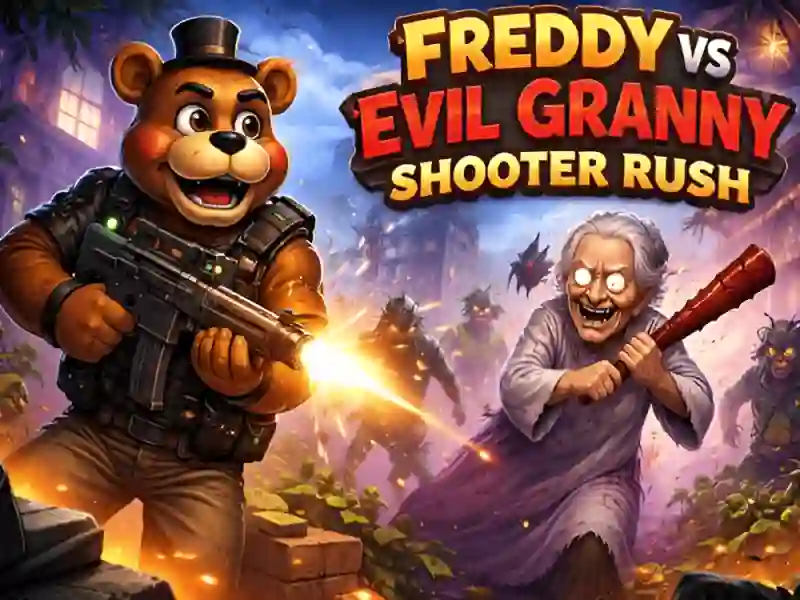 Peli Freddy vs Evil Granny Shooter Rush verkossa