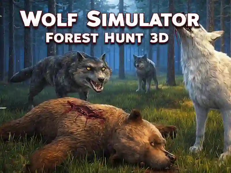 Peli Wolf Simulator Forest Hunt 3D verkossa