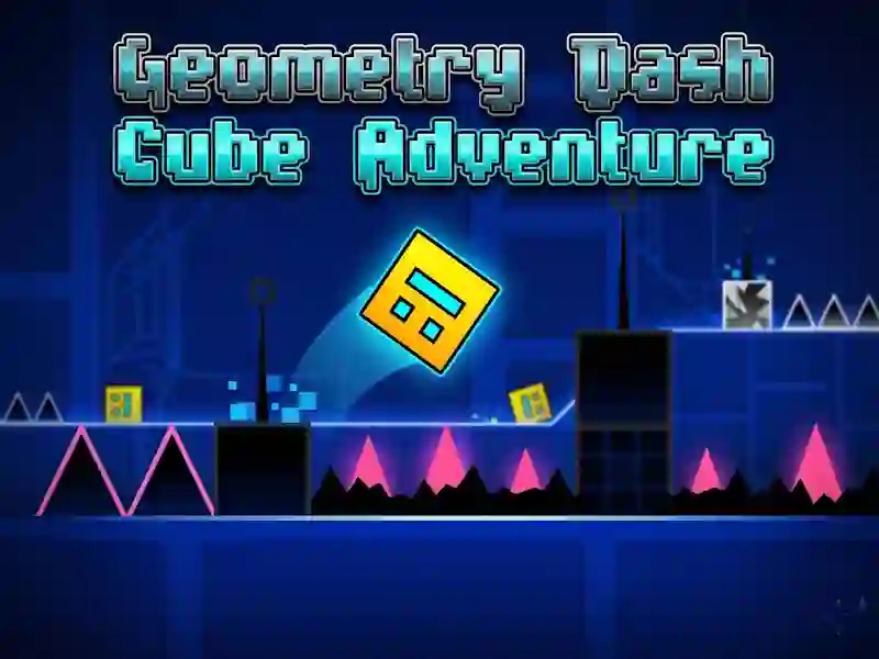 Peli Geometry Dash Cube-seikkailu verkossa