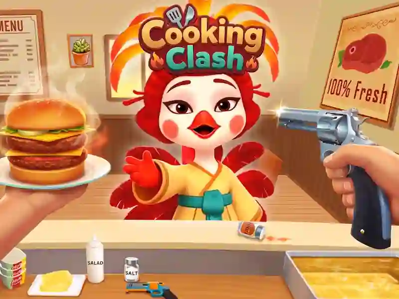 Peli Cooking Clash verkossa