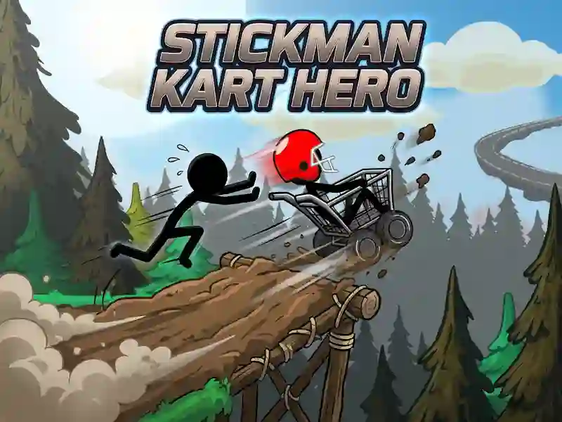 Peli Stickman Kart Hero verkossa