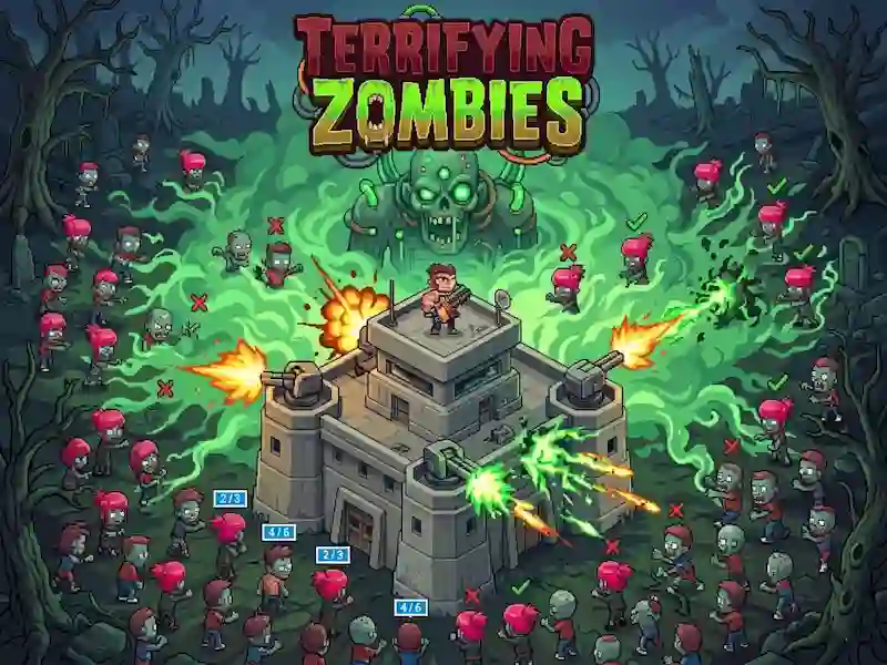 Peli Terrifying Zombies verkossa