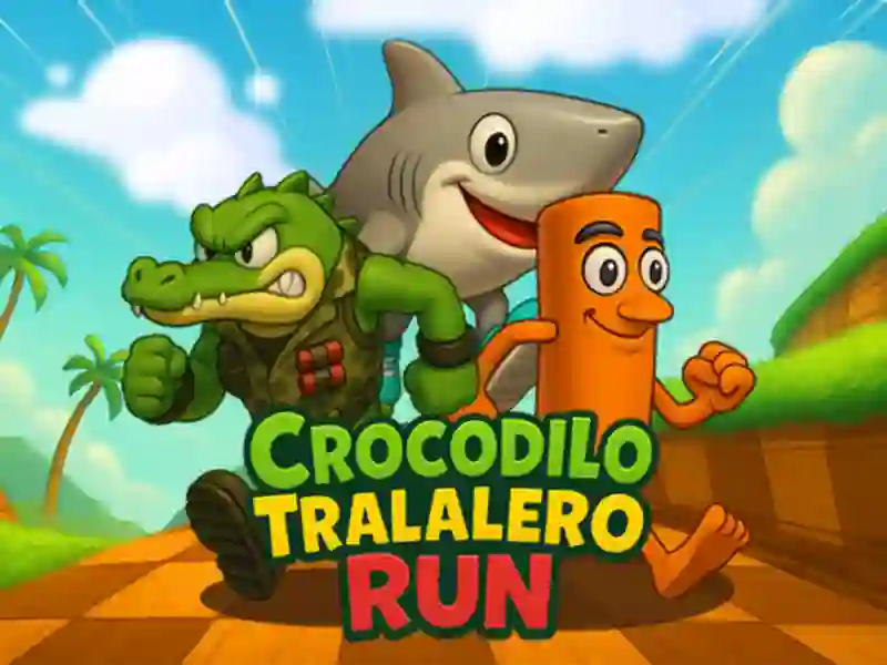 Peli Crocodilo Tralalero Run verkossa