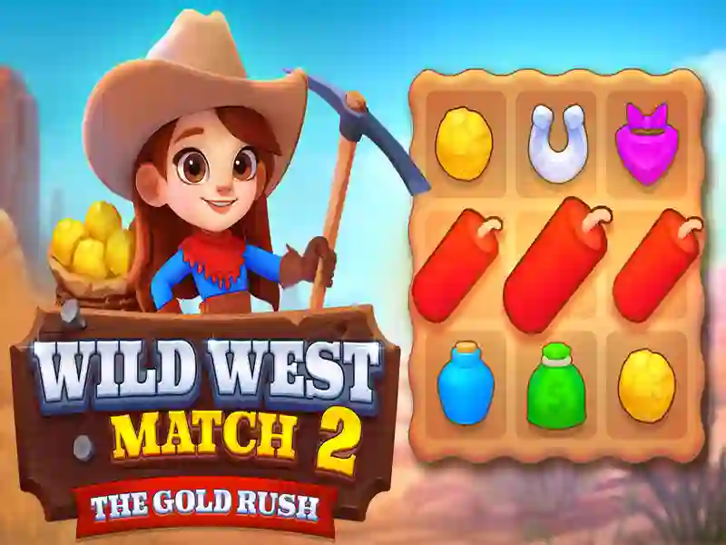 Peli Wild West Match 2: Kultakiiri verkossa