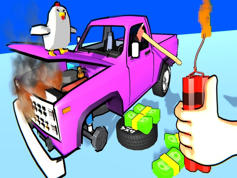 Peli Särkyä auto paloiksi! verkossa