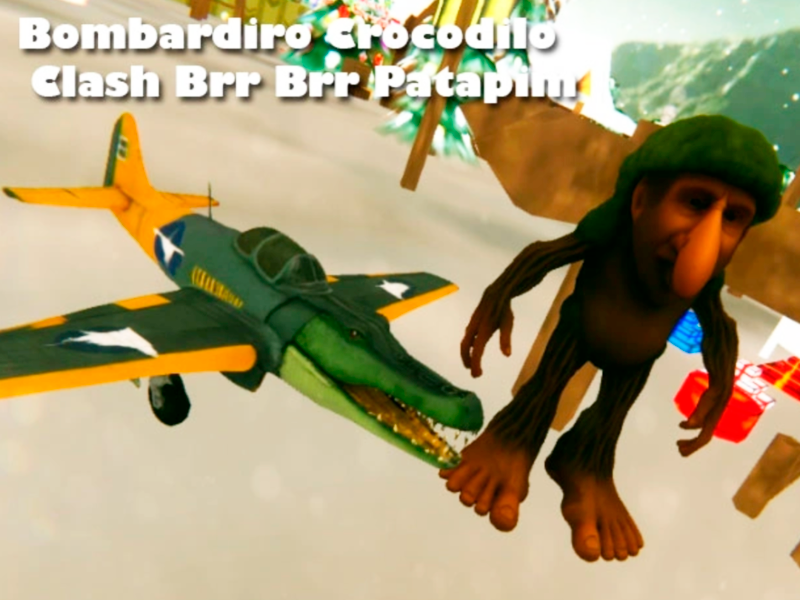 Peli Bombardiro Crocodilo Clash Brr Brr Patapim verkossa