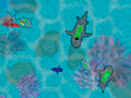 Peli Sharkz.io verkossa