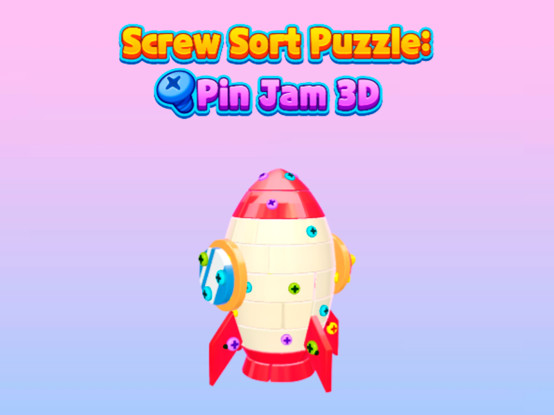 Peli Ruuvin lajittelu: Pin Jam 3D verkossa
