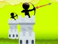Peli Stickman Jousiampuja Linna verkossa