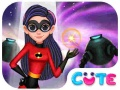 Peli Superhero Violetti Muotokuvaus verkossa